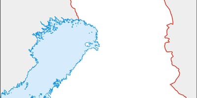 Leë kaart van Finland